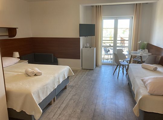 Pokój czteroosobowy  z balkonem nr 43 Magnat Łeba