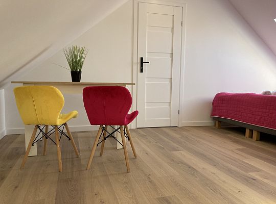 Apartament dwupokojowy 5-os na poddaszu z klimatyzacją