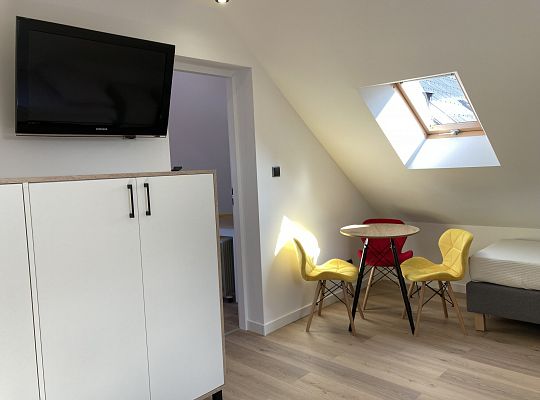 Apartament dwupokojowy 5-os na poddaszu z klimatyzacją