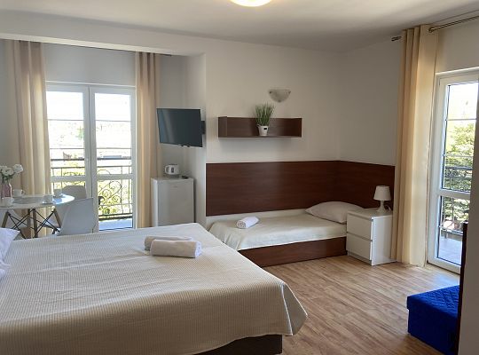 Pokój czteroosobowy  z 2 balkonami nr 42 Magnat Łeba