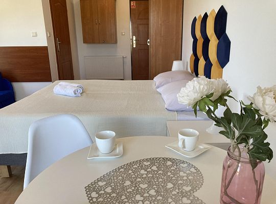 Pokój czteroosobowy  z 2 balkonami nr 42 Magnat Łeba