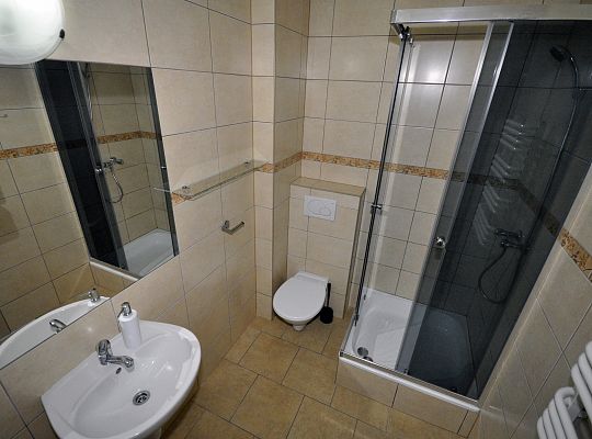 Łazienka pokój czteroosobowy nr 42 Magnat Łeba
